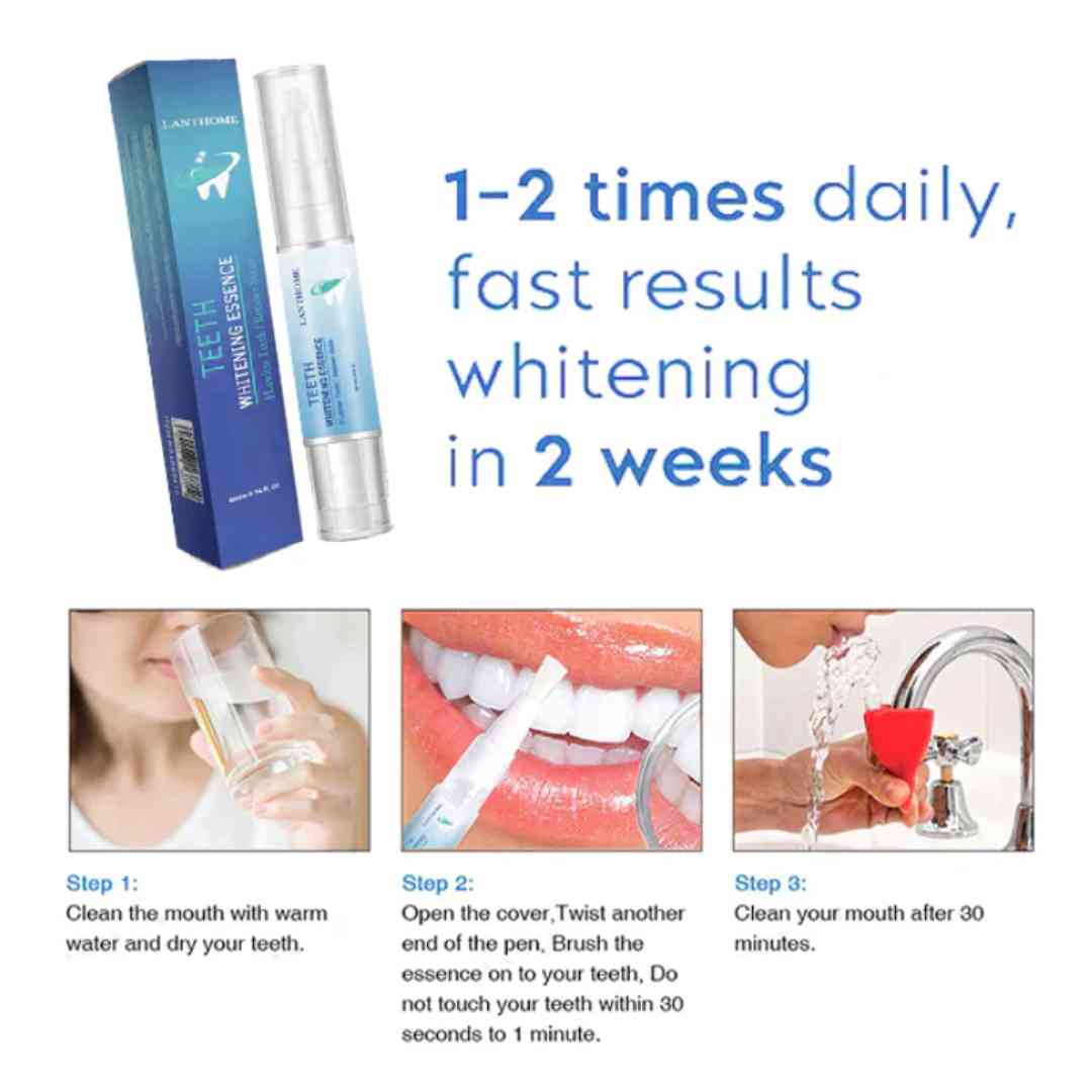 🎁 Paga 1 lleva 3 - LANTHOME™ Esencia Blanqueadora de Dientes