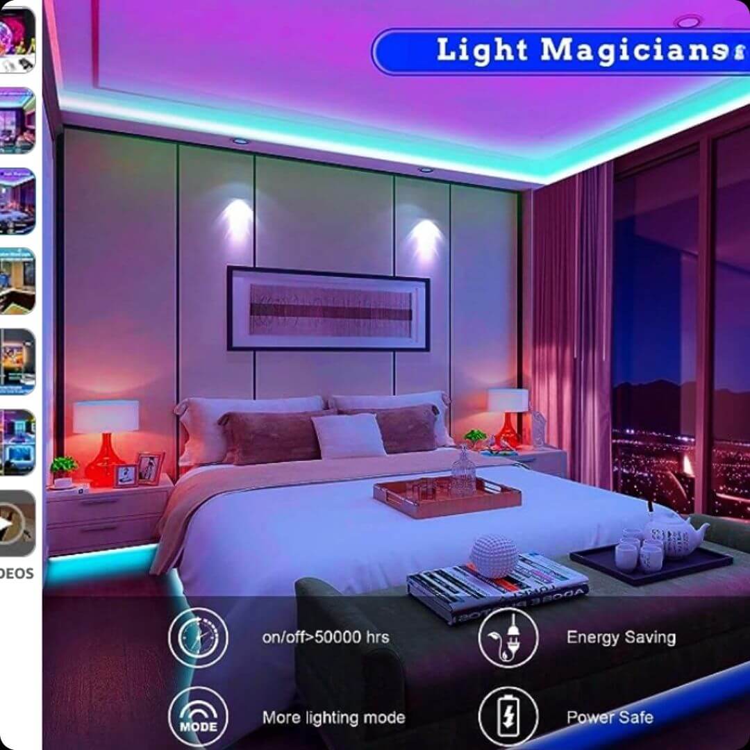 CINTA LED RGB 5 METROS SENCILLA + PROMO 🔥 + ENVIO GRATIS 📦