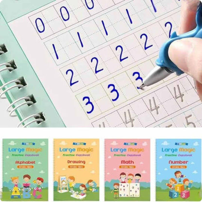 CALIGRAFÍA GROOVE® 2.0 SET DE 4 LIBROS PRO PARA APRENDER EN 28 DIAS