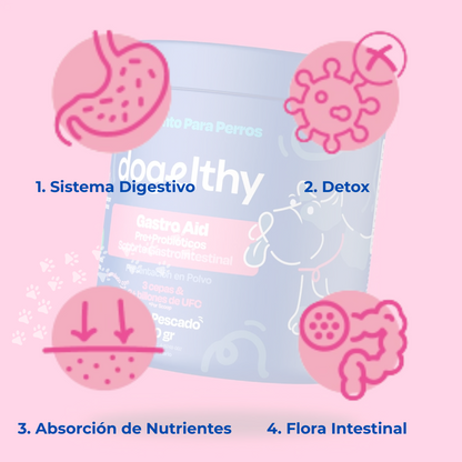 Probióticos para Perros - Gastro Aid