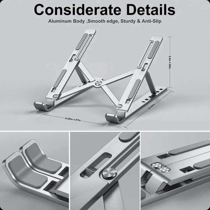 SOPORTE PORTÁTIL DE ALUMINIO PARA COMPUTADORA PORTÁTIL