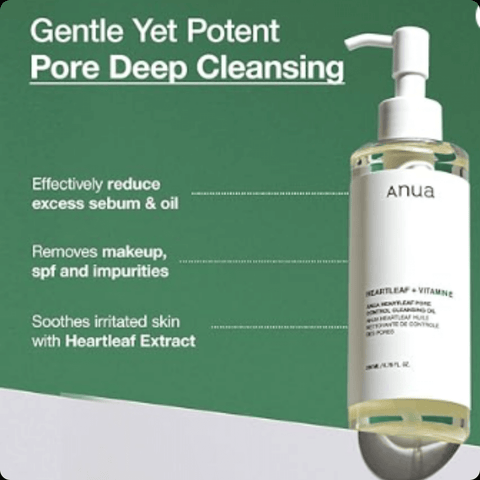 Anua: Aceite limpiador para el control de poros