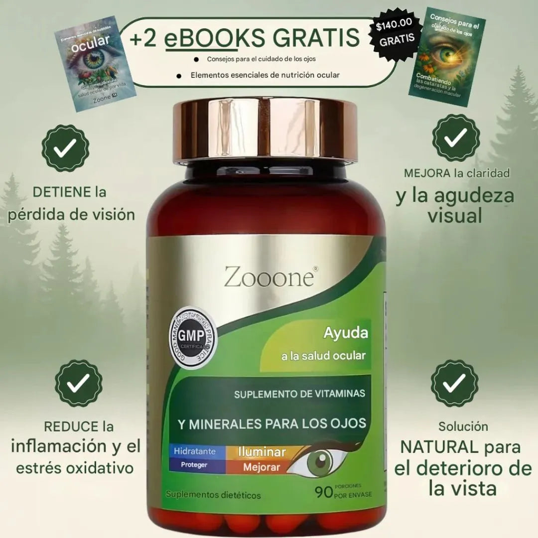 Vitaminas para los ojos con luteína Zoone™