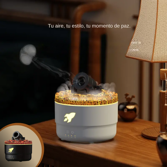 🚀 CannonGlow™ - 💥 Dispara Bienestar: El Humidificador Estético que Purifica, Aromatiza y Sorprende