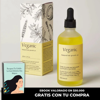 Aceite Natural Para El Crecimiento Del Cabello